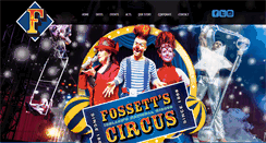 Desktop Screenshot of fossettscircus.com